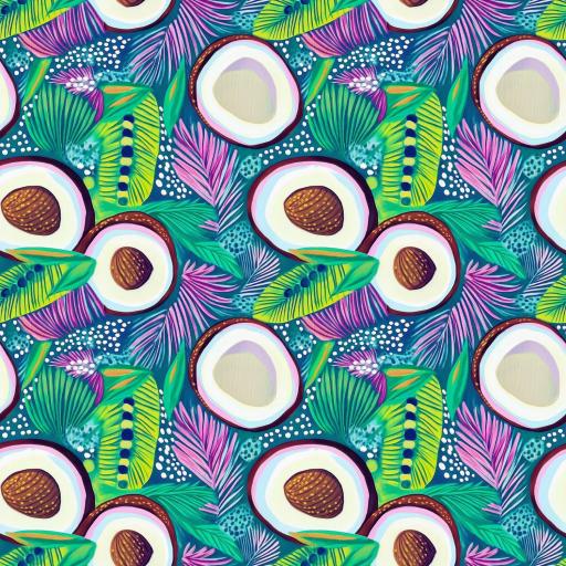 COLLECCIÓN FRUTAS TROPICALES 40 ( EN 10 TEJIDOS DISTINTOS ) 