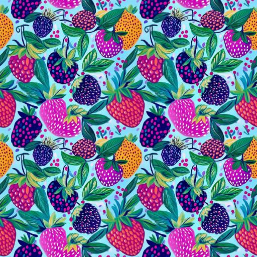 COLLECCIÓN FRUTAS TROPICALES 7  ( EN 10 TEJIDOS DISTINTOS ) 