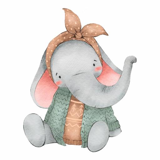 TRANSFER DTF ELEFANTE FELIZ 382