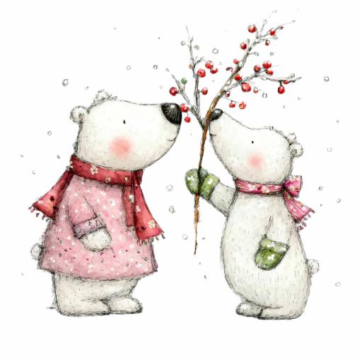 TRANSFER DTF OSO POLAR NAVIDAD 19 ( 12/14 cm )  [0]