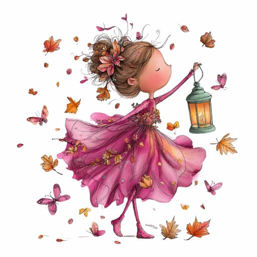 TRANSFER DTF HADA OTOÑO 20 ( 12/14 cm )  [0]