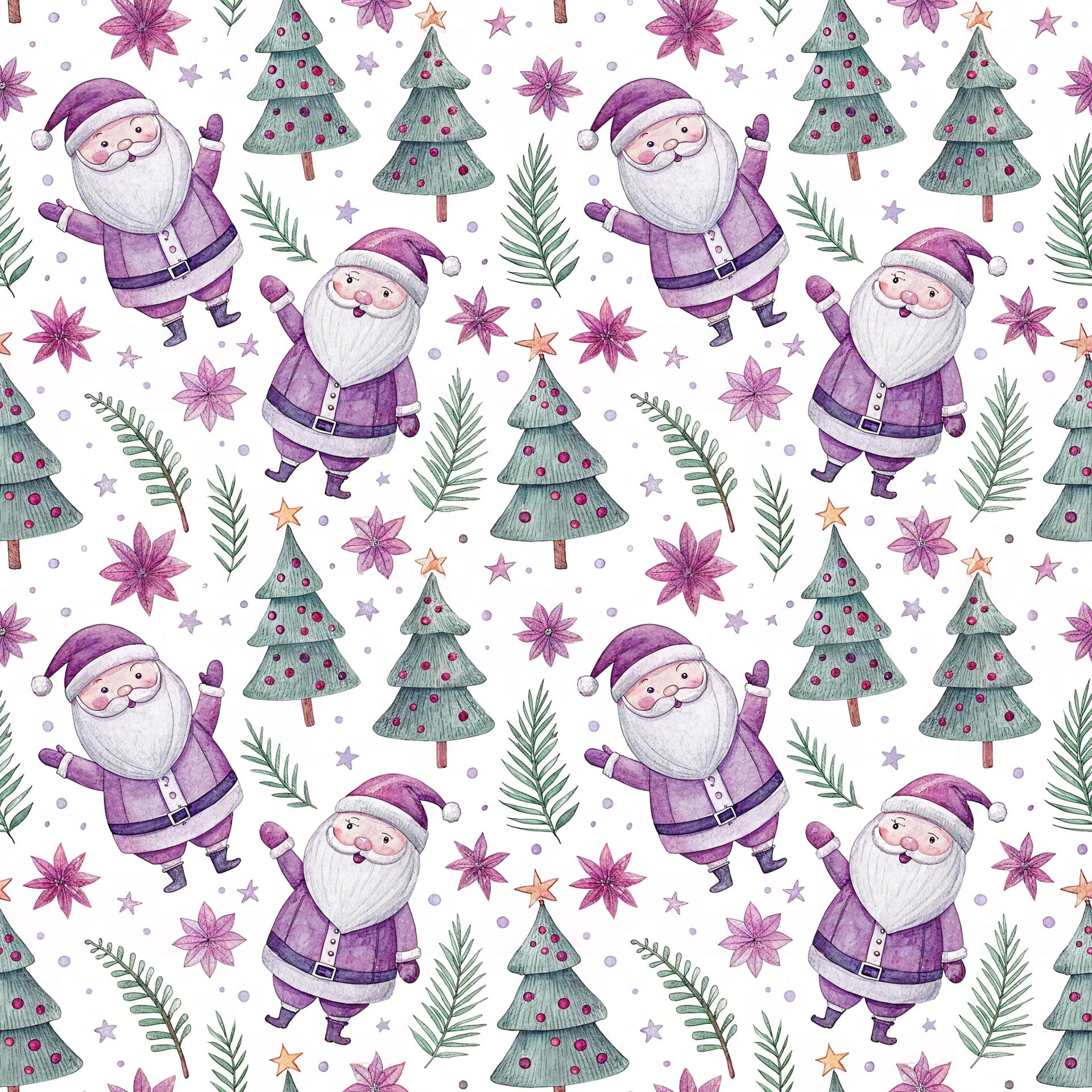 NAVIDAD MORADO 1 ( en 10 tejidos distintos )