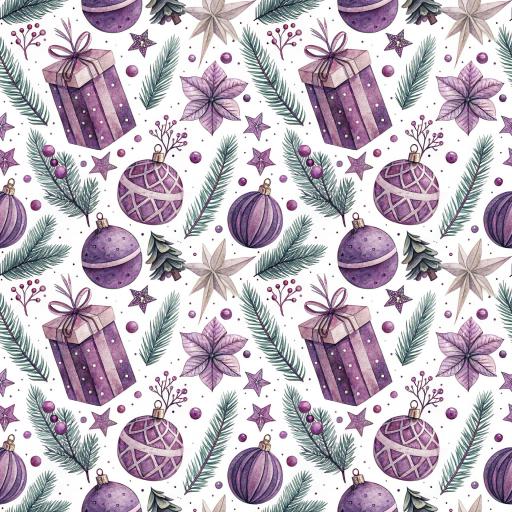 NAVIDAD MORADO 7 (  en 10 tejidos distintos )  [0]