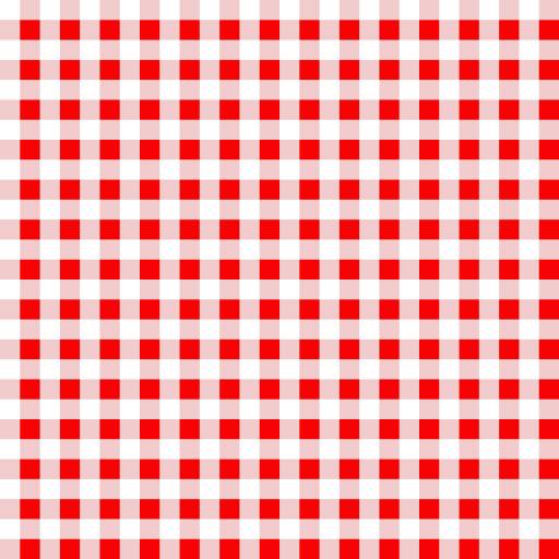 VICHY ROJO VIVO  Y BLANCO  4 MM APROX ( EN 10 TEJIDOS DISTINTOS )