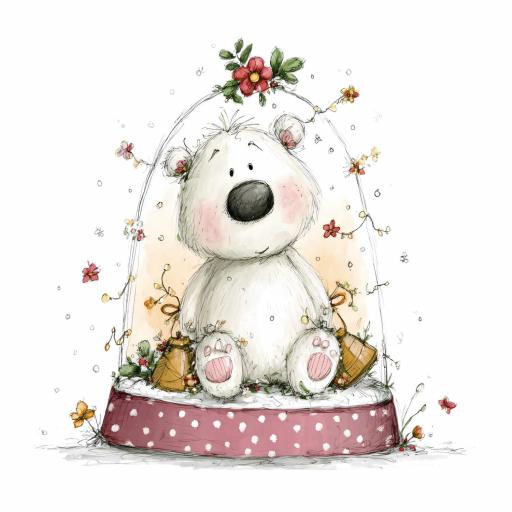 TRANSFER DTF OSO POLAR NAVIDAD 23 ( 12/14 cm )  [0]