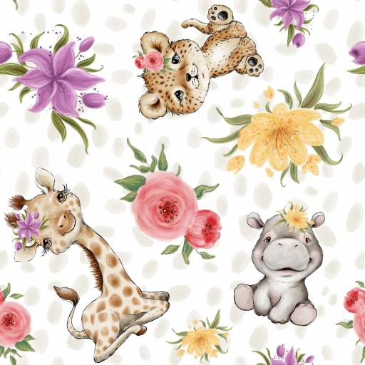 ANIMALITOS DE AFRICA     ( EN 10 TEJIDOS DISTINTOS )