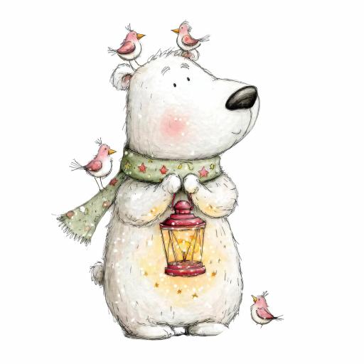 TRANSFER DTF OSO POLAR NAVIDAD 3 ( 12/14 cm )  [0]