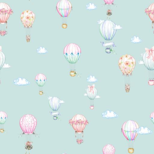 GLOBOS AEROESTÁTICOS VERDE AGUA   ( EN 10 TEJIDOS DISTINTOS ) [0]
