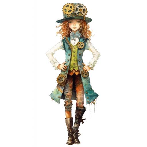 TRANSFER LISTO PARA PLANCHAR STEAMPUNK [4]