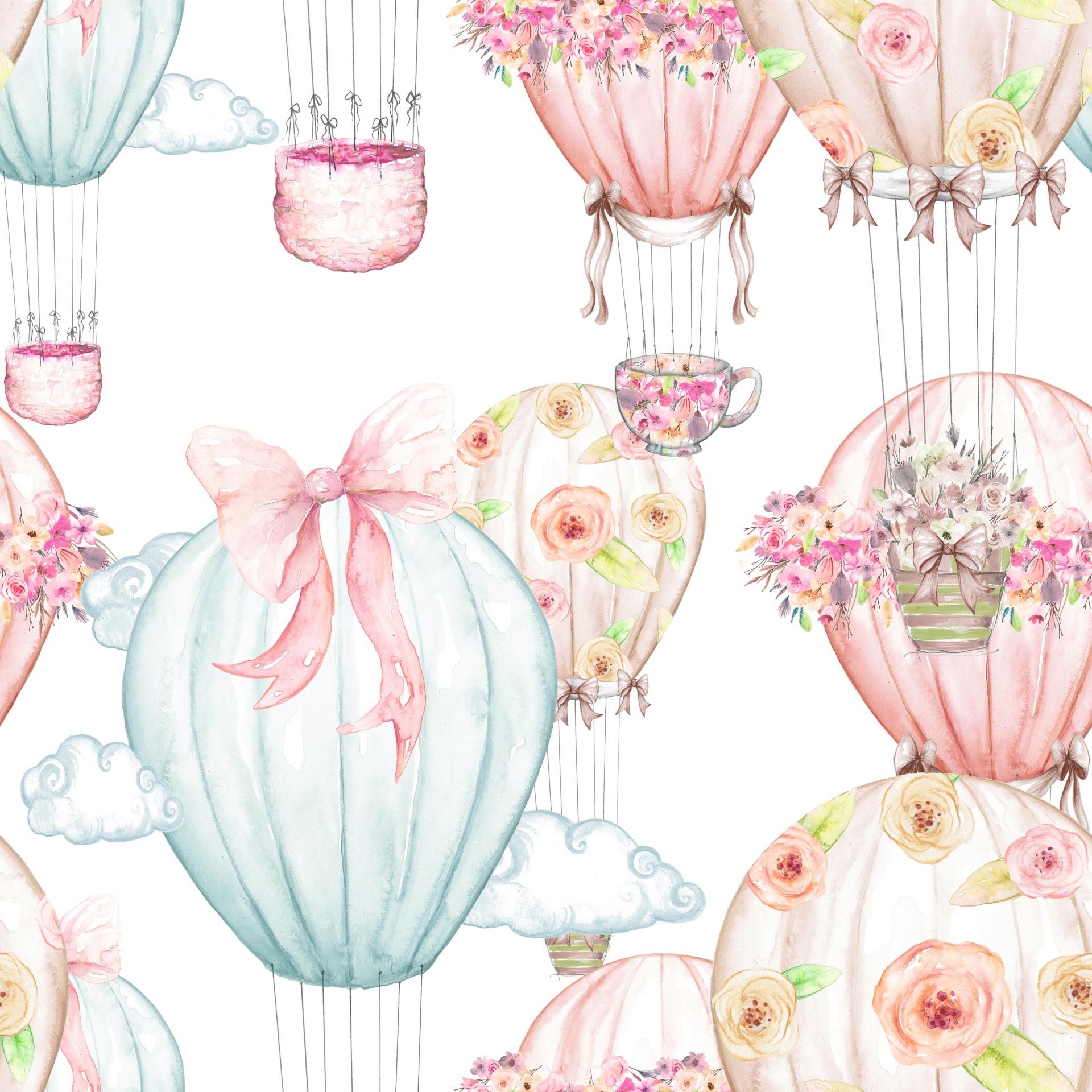 GLOBOS AEROESTÁTICOS FLORAL ( EN 10 TEJIDOS DISTINTOS )