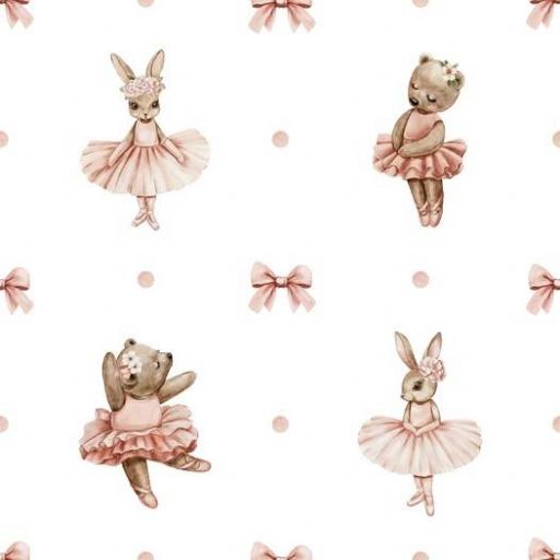 CONEJITAS Y OSITAS BAILARINAS ROMÁNTICAS     ( EN 10 TEJIDOS DISTINTOS ) [0]