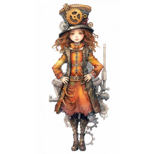 TRANSFER LISTO PARA PLANCHAR STEAMPUNK [6]