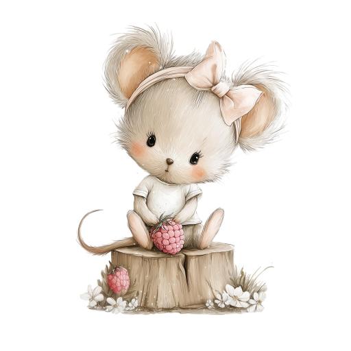 TRANSFER DTF RATITAS FRAMBUESA   [0]