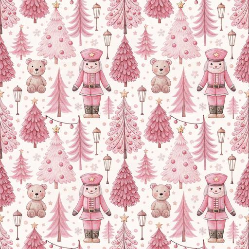 NAVIDAD ROSA Y VERDE 16 (  en 10 tejidos distintos )  [0]