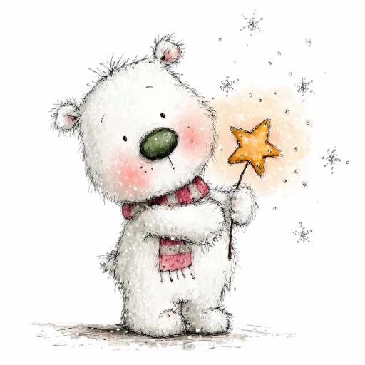 TRANSFER DTF OSO POLAR NAVIDAD 9 ( 12/14 cm )  [0]
