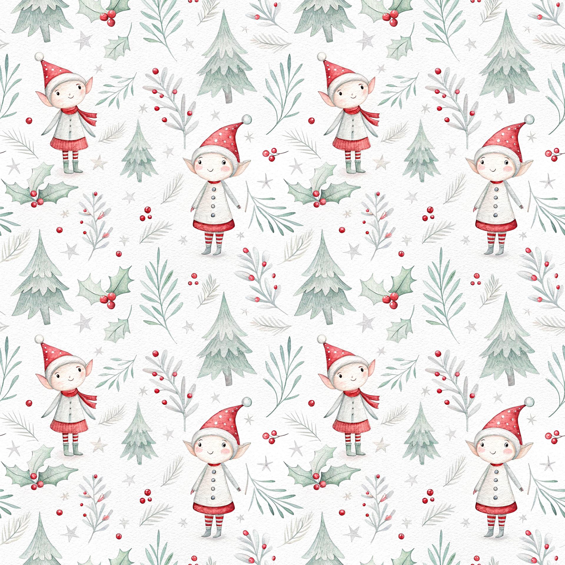 NAVIDAD BLANCO 10 ( en 10 tejidos distintos )