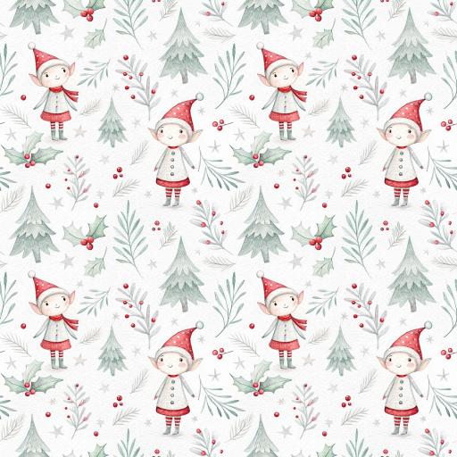 NAVIDAD BLANCO 10 (  en 10 tejidos distintos )  [0]