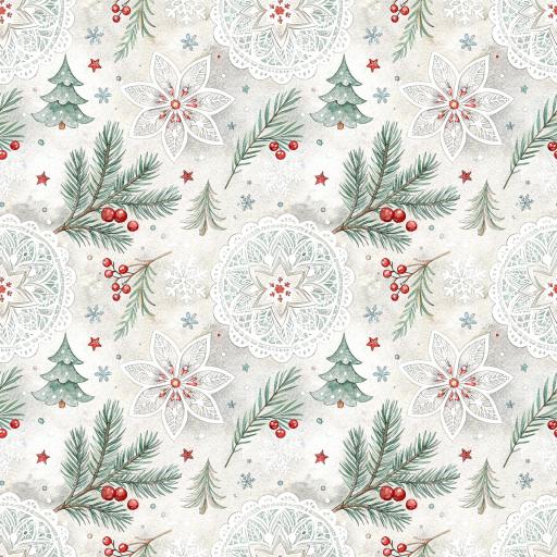 NAVIDAD BLANCO 15 (  en 10 tejidos distintos )  [0]