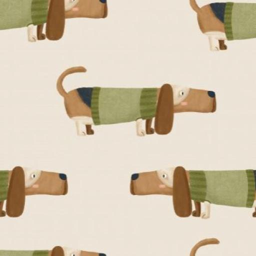 PERRO BASSET  (  en 10 tejidos distintos ) 