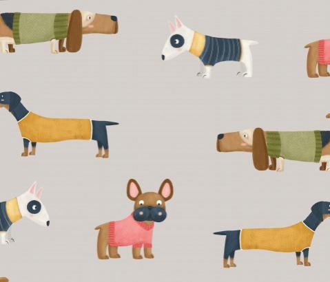 RAZAS DE PERROS CON CAMISETA ALGODÓN PREMIUM 153 GR