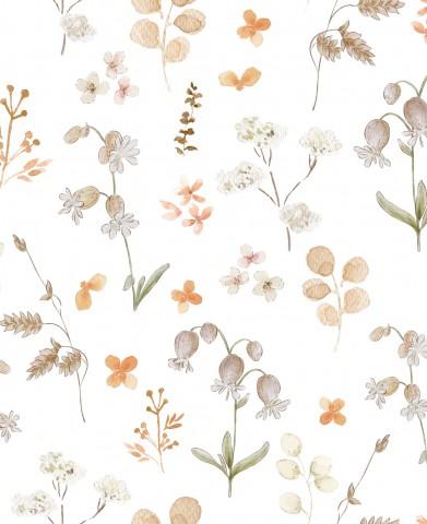 FLORES CAMPESTRES       ( EN 10 TEJIDOS DISTINTOS )