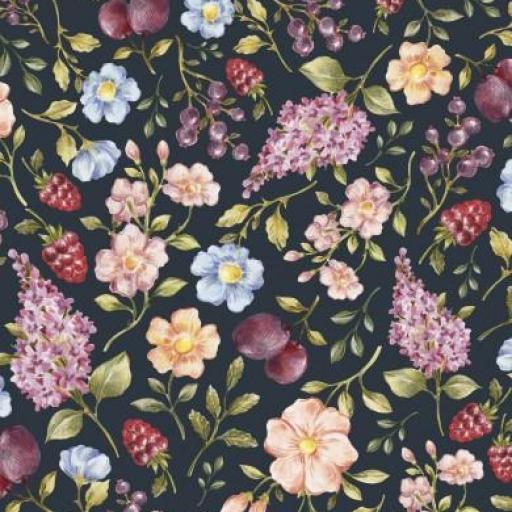 MEZCLA DE FLORES PEQUEÑAS OSCURO ( EN 10 TEJIDOS DISTINTOS )