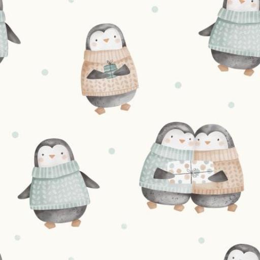 PINGÜINOS CRUDO  ( EN 10 TEJIDOS DISTINTOS )