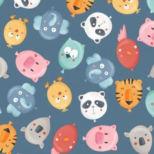 GLOBOS DE ANIMALES AZUL   (  en 10 tejidos distintos ) 