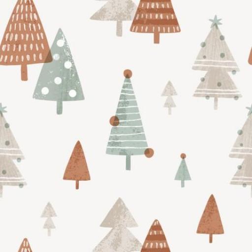 ARBOLES DE NAVIDAD ESCANDINAVO    ( EN 10 TEJIDOS DISTINTOS )  [0]