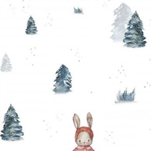 CONEJO DE NAVIDAD    ( EN 10 TEJIDOS DISTINTOS )  [0]