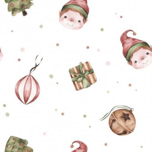 PEQUEÑO DUENDE DE NAVIDAD        (  en 10 tejidos distintos ) 