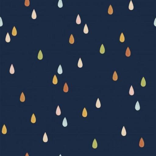 GOTAS DE COLORES MARINO     (  en 10 tejidos distintos ) 