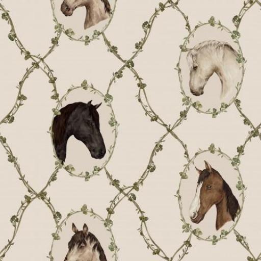 CABALLOS CREMA ( EN 10 TEJIDOS DISTINTOS )