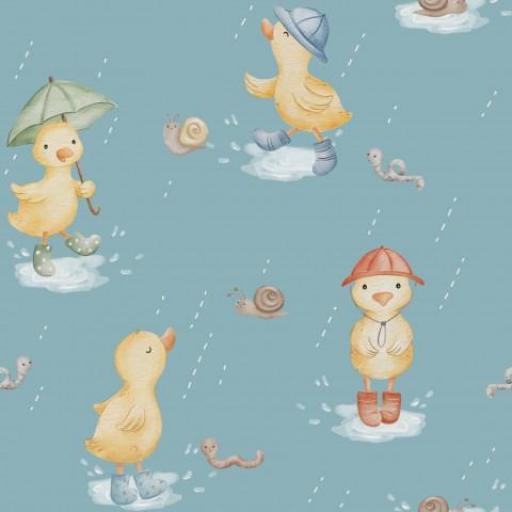 PATOS BAJO LA LLUVIA  (  en 10 tejidos distintos ) 