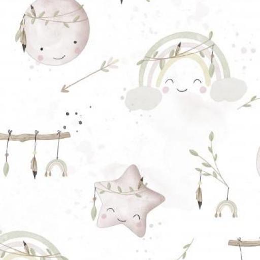 LUNAS Y ESTRELLAS BOHO   ( EN 10 TEJIDOS DISTINTOS )  [0]