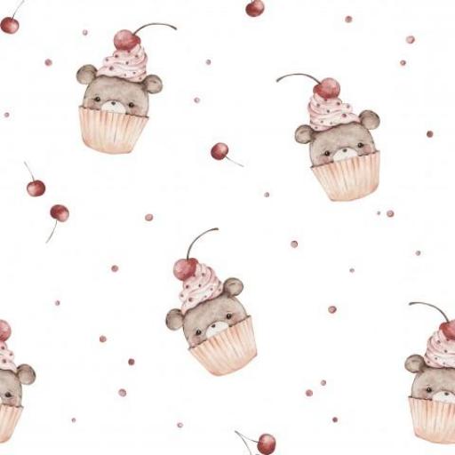 OSITA DULCES DE CEREZA BLANCO   (  en 10 tejidos distintos ) 