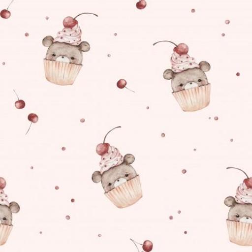 OSITA DULCES DE CEREZA ROSA   (  en 10 tejidos distintos ) 
