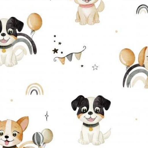 PERRITOS CACHORROS BLANCO   por encargo en distintos tejidos)