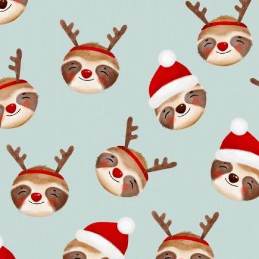  PEREZOSOS DE NAVIDAD MENTA   ( EN 10 TEJIDOS DISTINTOS )  [0]