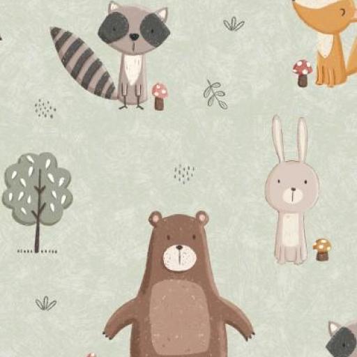 ANIMALES DEL BOSQUE  (  en 10 tejidos distintos ) 