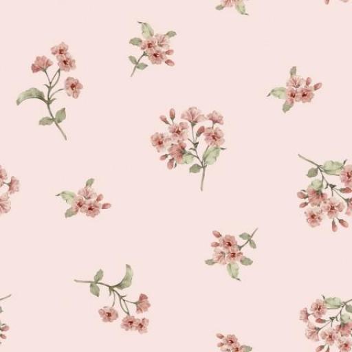 FLORES SILVESTRES ROSA       ( EN 10 TEJIDOS DISTINTOS )  [0]