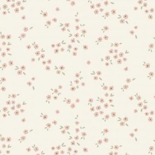 MINI FLORECITAS VINTAGE ROSA ( en 10 tejidos distintos )