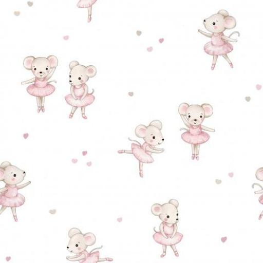 PEQUEÑAS BAILARINAS BLANCO    dibujo  3 cm aprox   ( EN 10 TEJIDOS DISTINTOS )  [0]