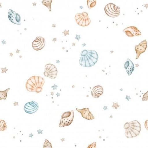 PEQUEÑAS CONCHAS MARINAS     ( EN 10 TEJIDOS DISTINTOS )  [0]