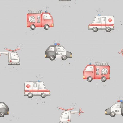 VEHICULOS EQUIPO DE RESCATE GRIS ( en 10 tejidos distintos )