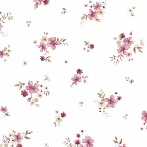 PEQUEÑAS FLORES BLANCO      ( EN 10 TEJIDOS DISTINTOS )  [0]