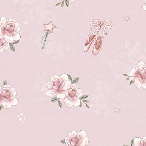CANVA IMPERMEABLE FLORES DE BALLET ROSA  [0]