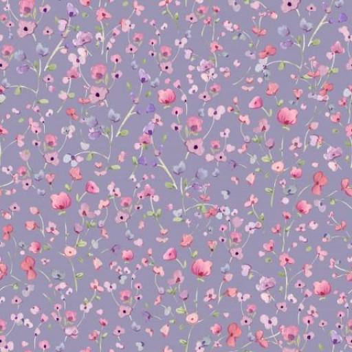FLORAL PARMA  LILA      (  en 10 tejidos distintos ) 