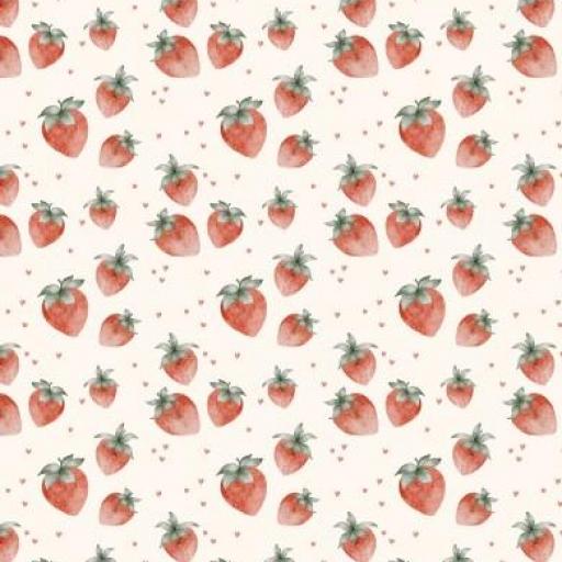 PEQUEÑAS CEREZAS CREMA      (  EN 10 TEJIJDOS DISTINTOS ) 