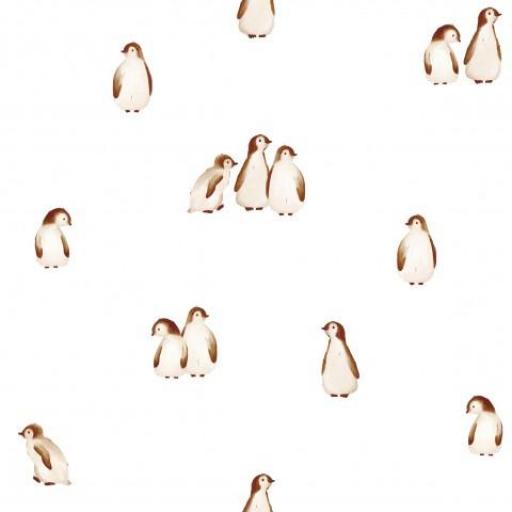 PEQUEÑOS PINGÜINOS BEBÉ BLANCO      (  EN 10 TEJIJDOS DISTINTOS ) 